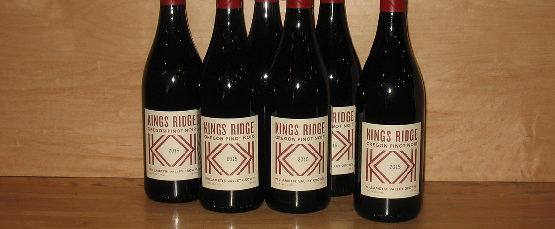 2015 Kings Ridge Pinot Noir at Table Wine in Asheville, North Carolina.