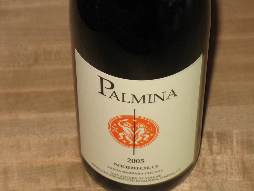 Wine of the Week - 2005 Palmina Nebbiolo