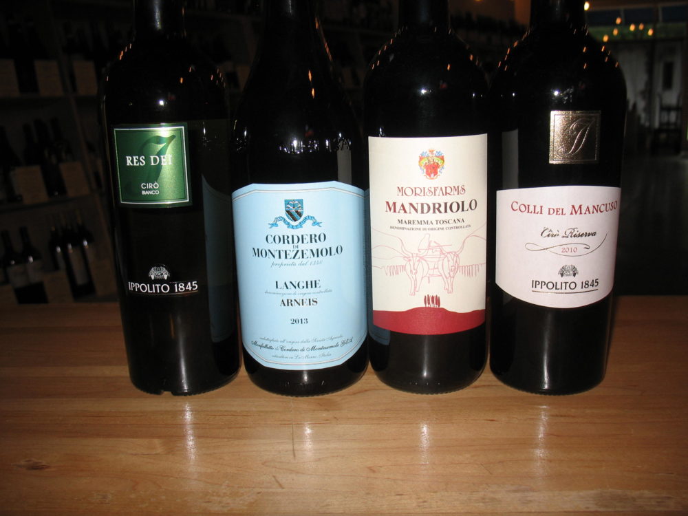Italian Wine Tasting at Table Wine Asheville