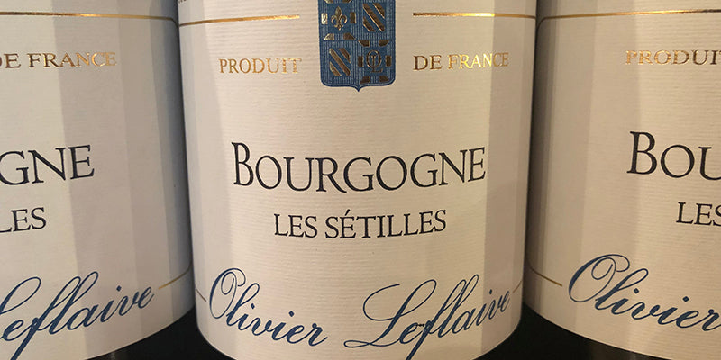 White Burgundy Value Alert - 2017 Olivier Leflaive Les Setilles