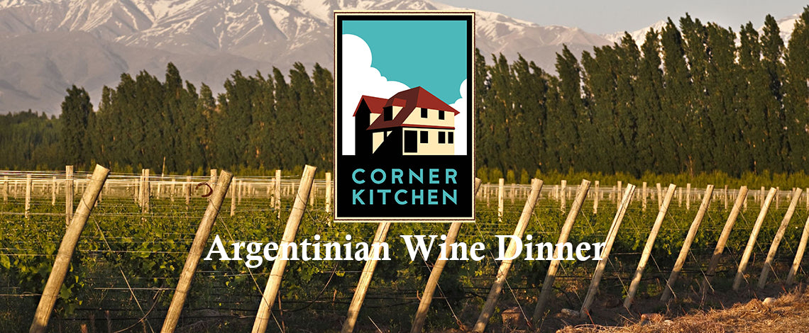 Wine dinner at Corner Kitchen in Asheville, North Carolina.