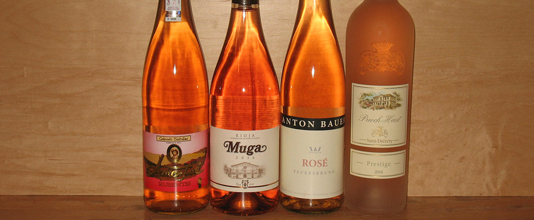 Dry rose wine tasting at Table Wine in Asheville, North Carolina.