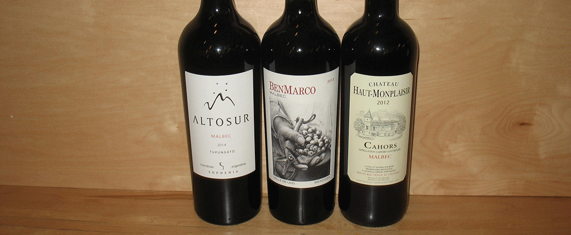 Try Three For Free Wine Tasting - Focus on Malbec