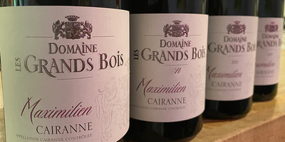 "Stunningly Good" Southern Rhone: 2020 Grands Bois Cairanne 'Cuvee Maximilien'