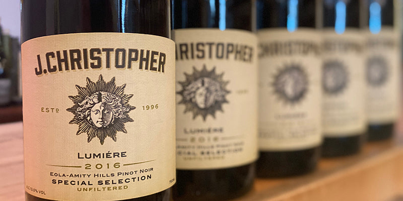 J Christopher Pinot Noir Lumiere Special Selection 2016