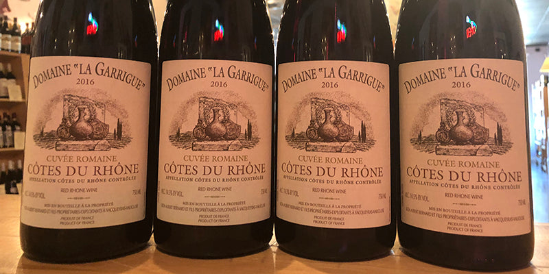 2016 Domaine de la Garrigue Cotes du Rhone Cuvee Romaine