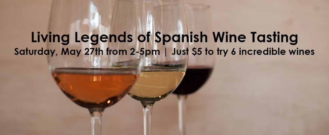 De Maison Spanish Wine Tasting at Table Wine in Asheville, North Carolina.