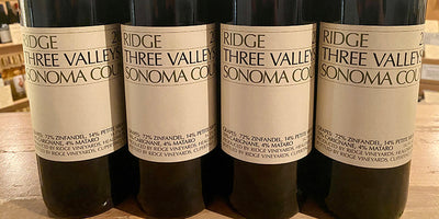 Rocking Red Zin Blend: 2019 Ridge Three Valleys Red Blend