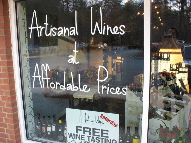 Artisanal Wines at Affordable Prices