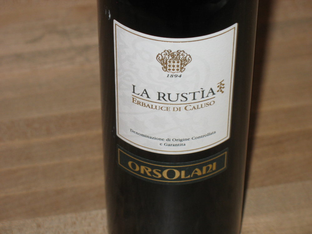 2010 Orsolani Erbaluce di Caluso "La Rustia"