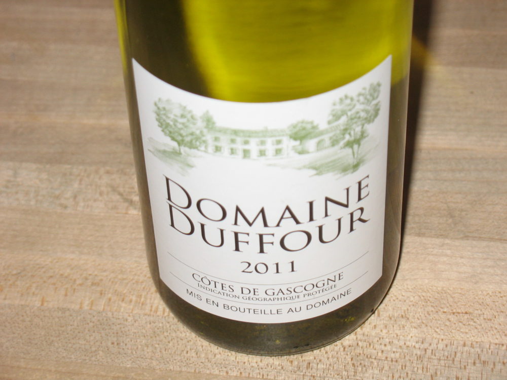 Wine of the Week - 2011 Domaine Duffour Cotes de Gascogne