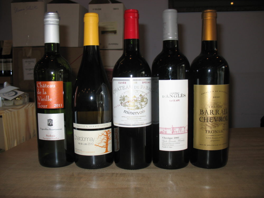 French wine tasting at Table Wine Asheville.