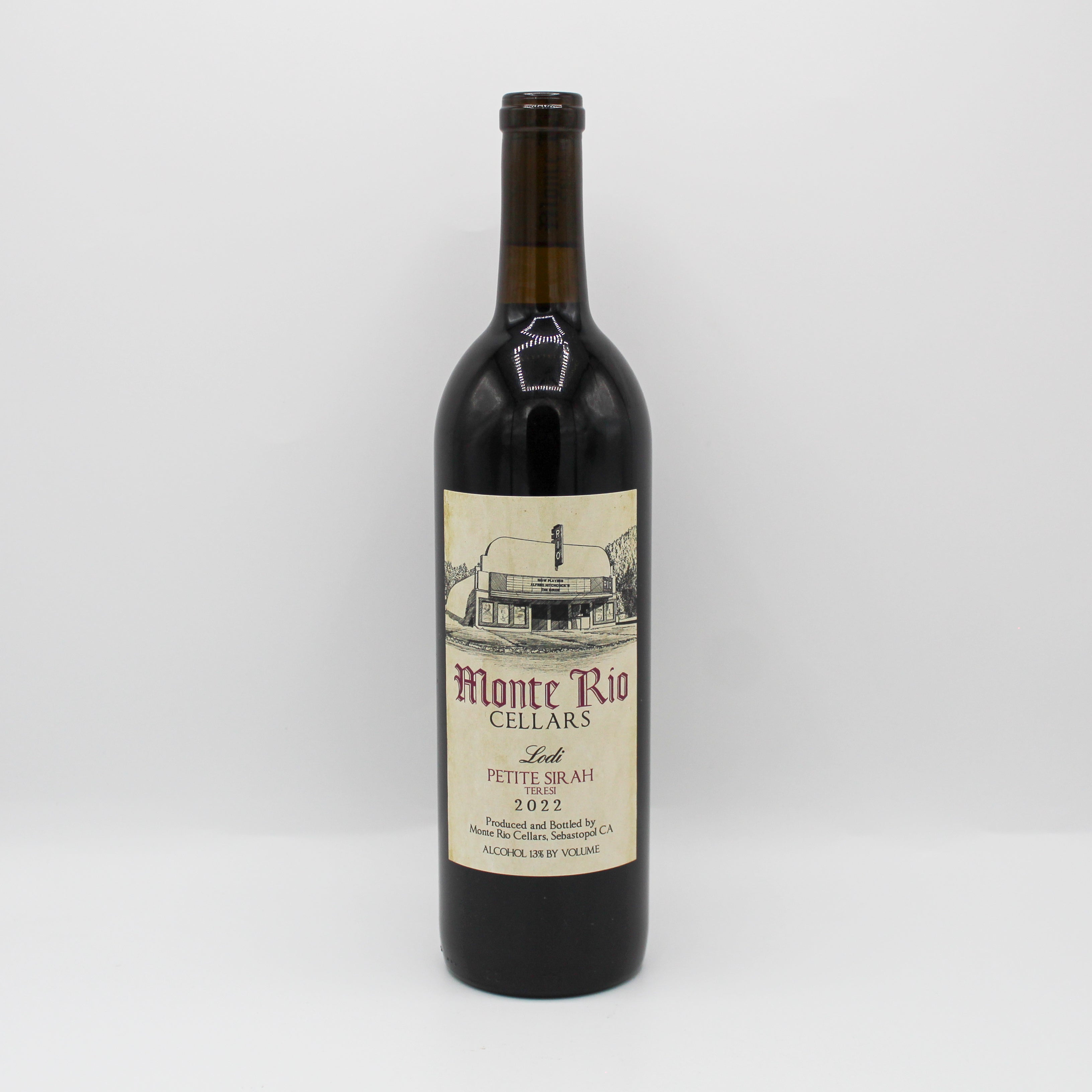 Monte Rio Cellars'Teresi' Petite Sirah – Table Wine Asheville